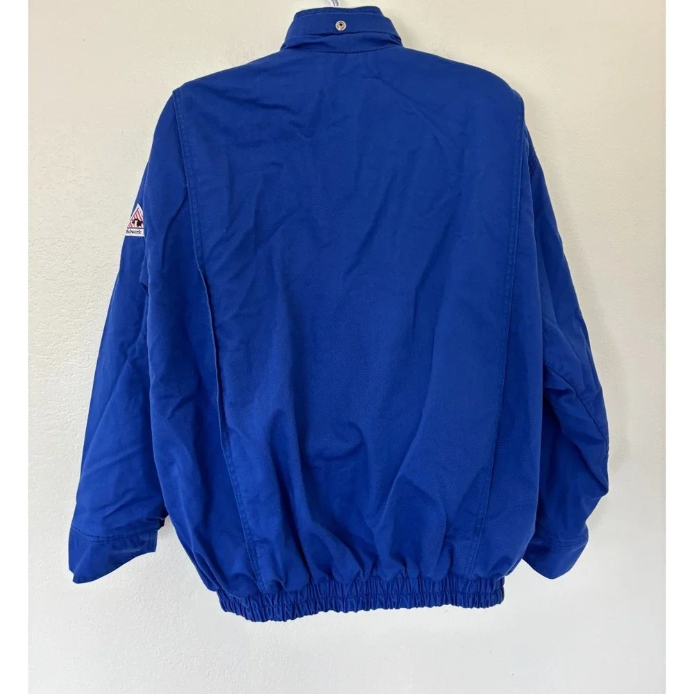 Bulwark Jacket 3XL Blue Excel FR work Fire Resistant Bomber JLJ8RB3 Lineman coat